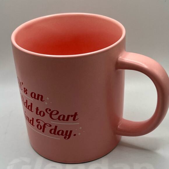 Parker Lane pink “It’s an add to the cart kind of day” mug - Picture 3 of 5